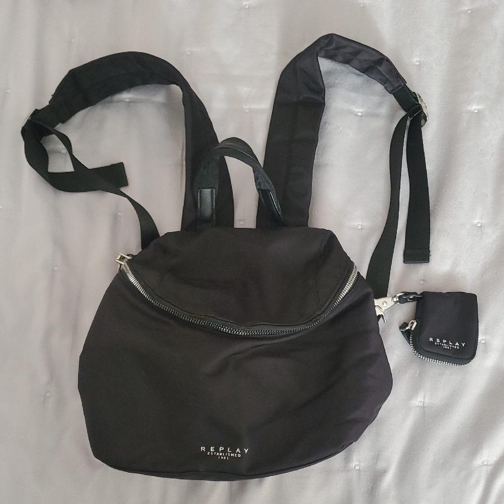 New Vintage REPLAY Mini Backpack with Coin Pouch